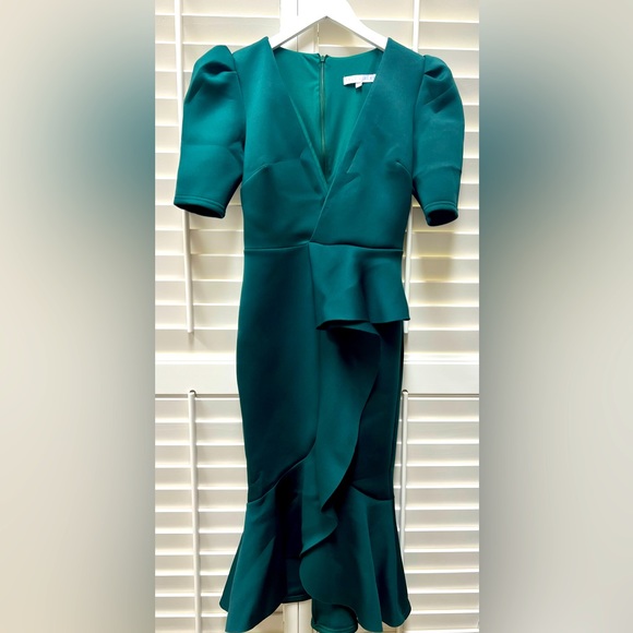 Emerald Scuba Dress - Picture 1 of 6
